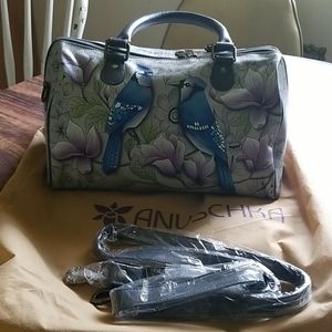 Anuschka Leather Hobo Bag